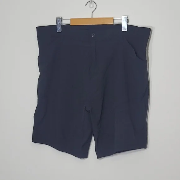 Burnside Black Men's Activewear Pockets Casual Belt Loop Shorts Size 36 - Picture 12 of 16